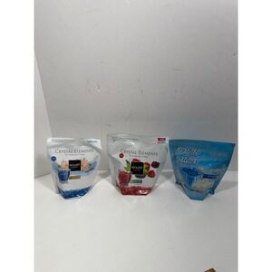 Renuzit Aroma Crystal Elements Air Freshener Crystals 3 Pack Sapphire Ruby Linen